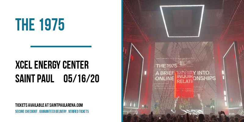 The 1975 at Xcel Energy Center tickets The 1975 at Xcel Energy Center