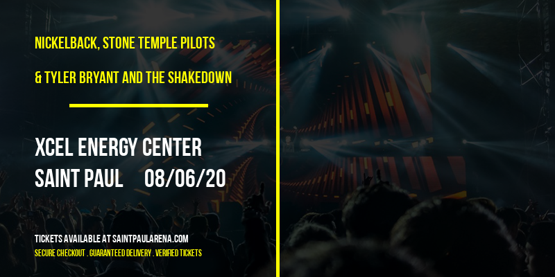 Nickelback, Stone Temple Pilots & Tyler Bryant and The Shakedown at Xcel Energy Center