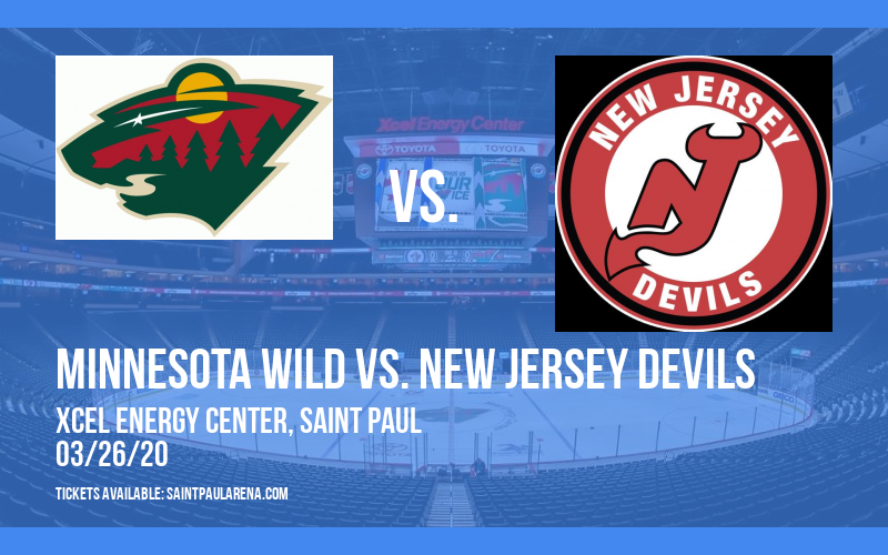 Minnesota Wild vs. New Jersey Devils [CANCELLED] at Xcel Energy Center