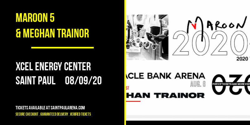 Maroon 5 & Meghan Trainor at Xcel Energy Center tickets Maroon 5 & Meghan Trainor at Xcel Energy Center