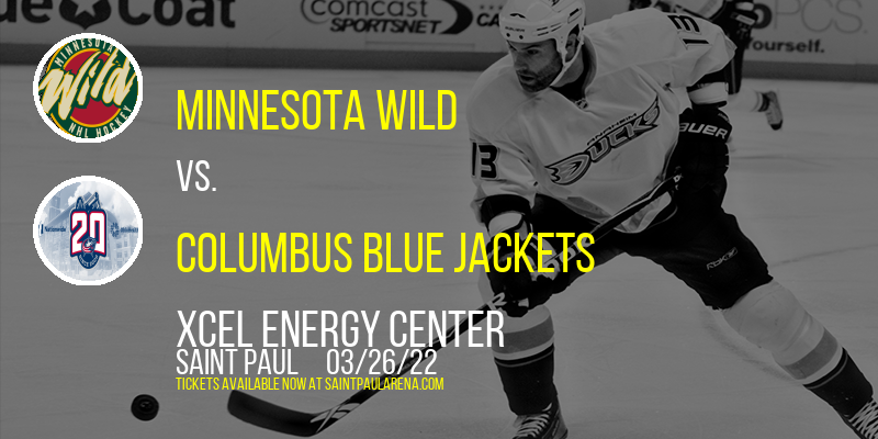 Minnesota Wild vs. Columbus Blue Jackets at Xcel Energy Center
