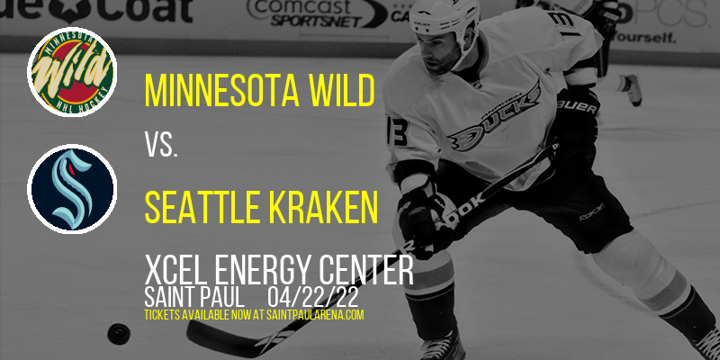 Minnesota Wild vs. Seattle Kraken at Xcel Energy Center