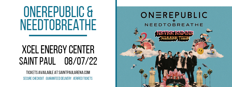 OneRepublic & Needtobreathe at Xcel Energy Center