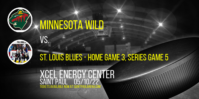 NHL Western Conference First Round: Minnesota Wild vs. TBD - Home Game 3 (Date: TBD - If Necessary) at Xcel Energy Center