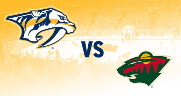 Minnesota Wild vs. Nashville Predators at Xcel Energy Center