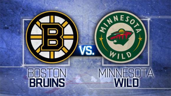 Minnesota Wild vs. Boston Bruins at Xcel Energy Center