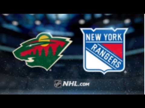 Minnesota Wild vs. New York Rangers at Xcel Energy Center