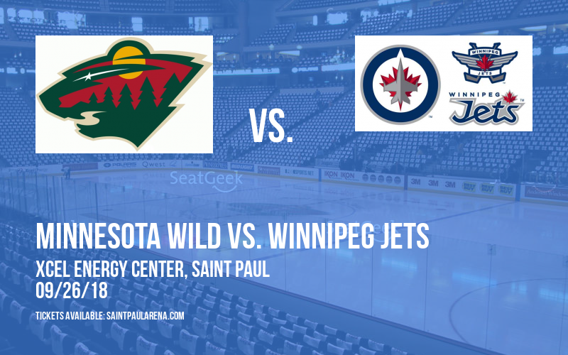NHL Preseason: Minnesota Wild vs. Winnipeg Jets at Xcel Energy Center tickets NHL Preseason: Minnesota Wild vs. Winnipeg Jets at Xcel Energy Center
