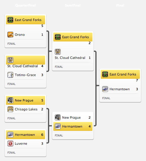 Minnesota State High School Hockey Class AA Tournament - Session 3 at Xcel Energy Center