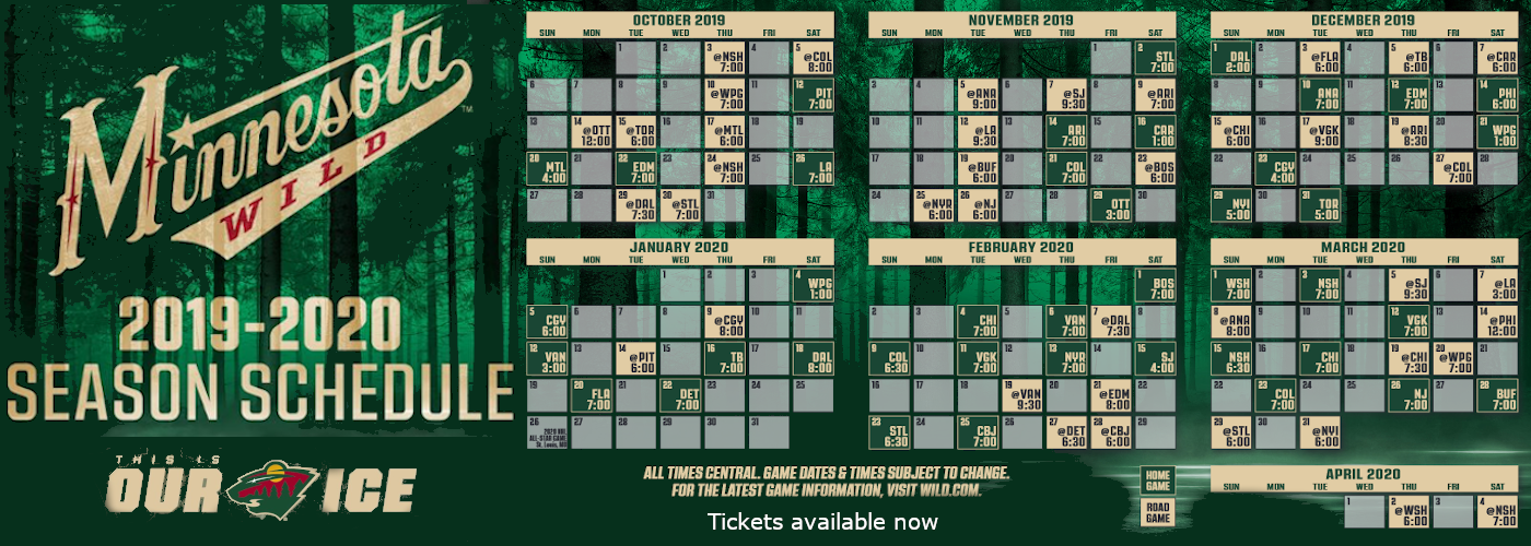 Minnesota Wild 2024 Schedule Fayre Jenilee