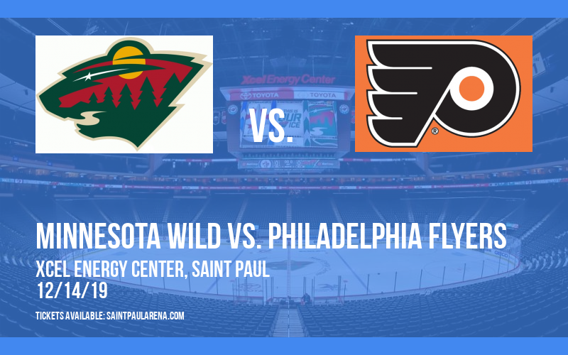 Minnesota Wild vs. Philadelphia Flyers at Xcel Energy Center tickets Minnesota Wild vs. Philadelphia Flyers at Xcel Energy Center