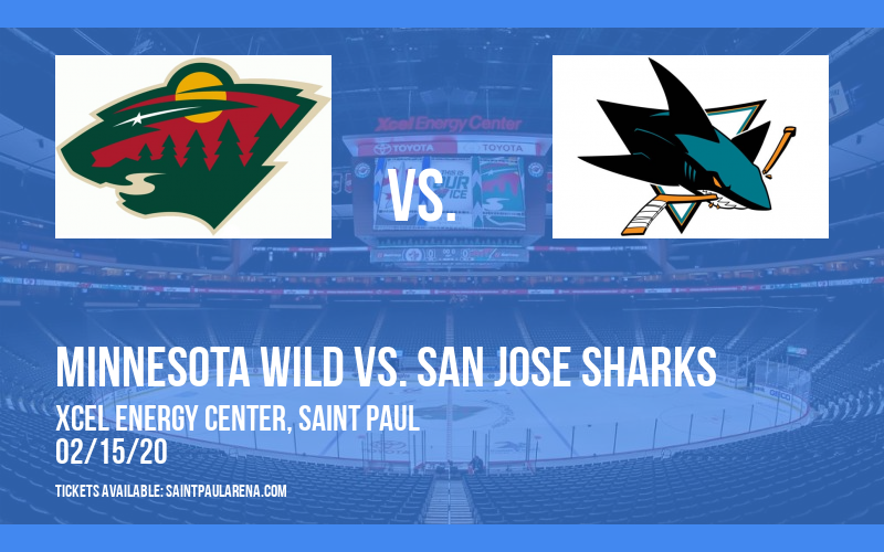Minnesota Wild vs. San Jose Sharks at Xcel Energy Center tickets Minnesota Wild vs. San Jose Sharks at Xcel Energy Center