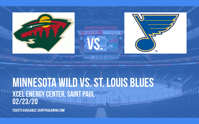 Minnesota Wild vs. St. Louis Blues at Xcel Energy Center tickets Minnesota Wild vs. St. Louis Blues at Xcel Energy Center