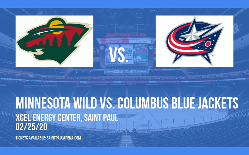 Minnesota Wild vs. Columbus Blue Jackets at Xcel Energy Center tickets Minnesota Wild vs. Columbus Blue Jackets at Xcel Energy Center