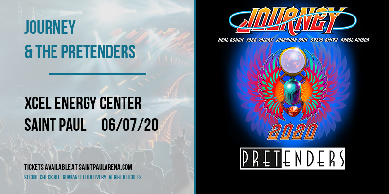 Journey & The Pretenders at Xcel Energy Center tickets Journey & The Pretenders at Xcel Energy Center