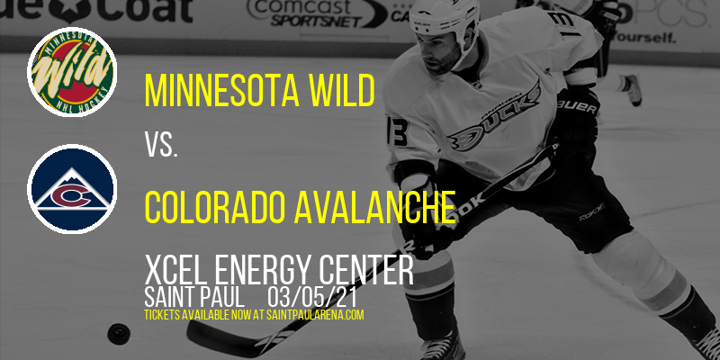 Minnesota Wild vs. Colorado Avalanche at Xcel Energy Center tickets Minnesota Wild vs. Colorado Avalanche at Xcel Energy Center
