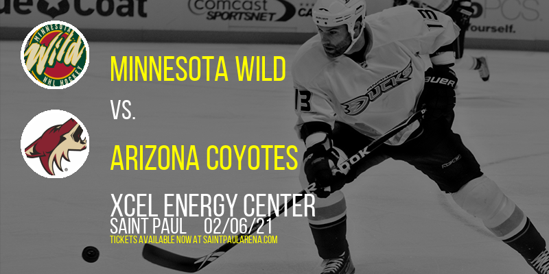 Minnesota Wild vs. Arizona Coyotes at Xcel Energy Center tickets Minnesota Wild vs. Arizona Coyotes at Xcel Energy Center