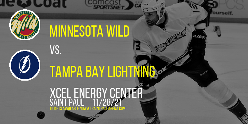 Minnesota Wild vs. Tampa Bay Lightning at Xcel Energy Center tickets Minnesota Wild vs. Tampa Bay Lightning at Xcel Energy Center
