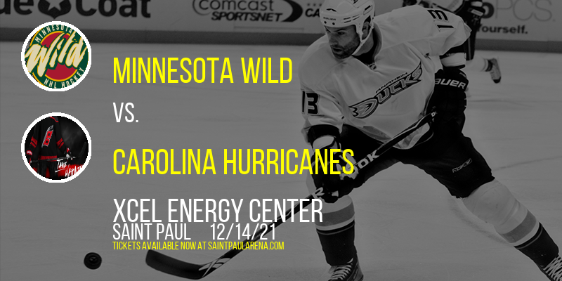 Minnesota Wild vs. Carolina Hurricanes at Xcel Energy Center tickets Minnesota Wild vs. Carolina Hurricanes at Xcel Energy Center