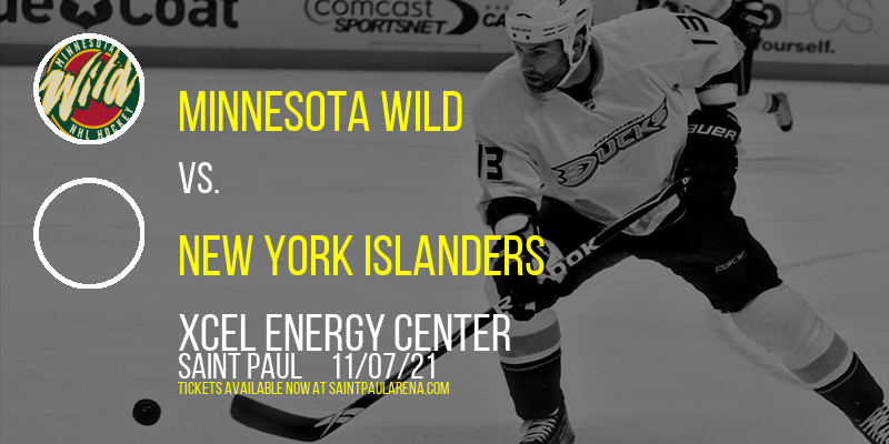 Minnesota Wild vs. New York Islanders at Xcel Energy Center tickets Minnesota Wild vs. New York Islanders at Xcel Energy Center