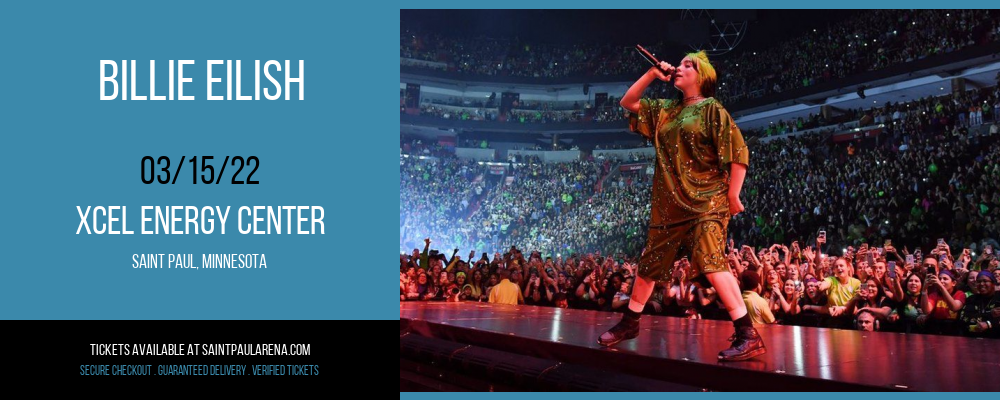 Billie Eilish at Xcel Energy Center tickets Billie Eilish at Xcel Energy Center