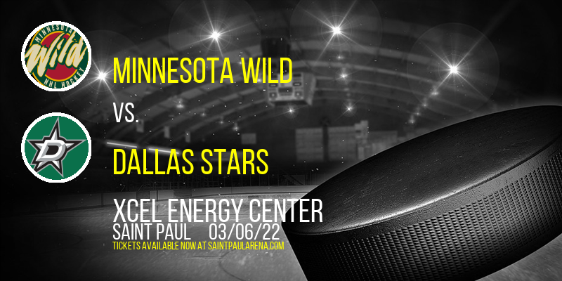 Minnesota Wild vs. Dallas Stars at Xcel Energy Center tickets Minnesota Wild vs. Dallas Stars at Xcel Energy Center