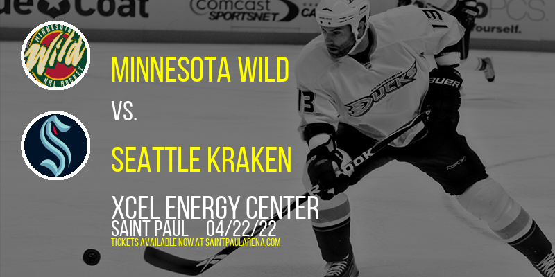 Minnesota Wild vs. Seattle Kraken at Xcel Energy Center tickets Minnesota Wild vs. Seattle Kraken at Xcel Energy Center