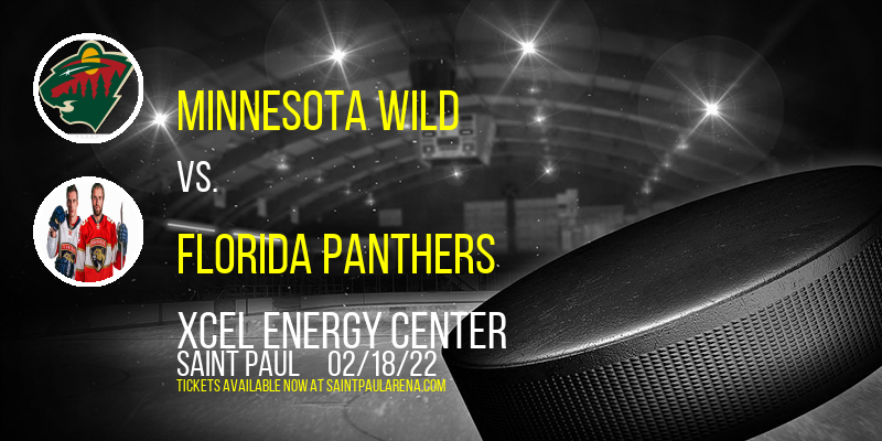 Minnesota Wild vs. Florida Panthers at Xcel Energy Center tickets Minnesota Wild vs. Florida Panthers at Xcel Energy Center