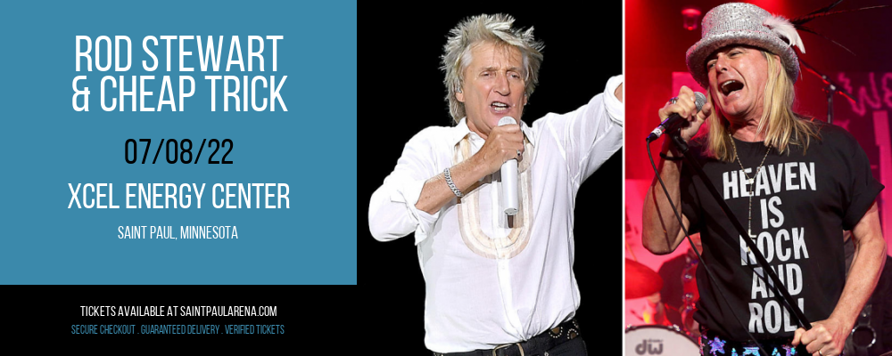 Rod Stewart & Cheap Trick at Xcel Energy Center tickets Rod Stewart & Cheap Trick at Xcel Energy Center