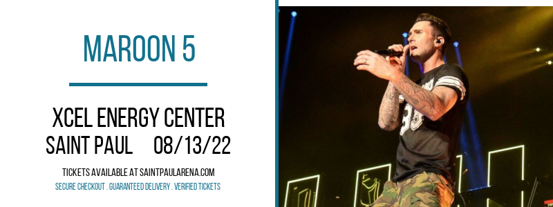 Maroon 5 at Xcel Energy Center tickets Maroon 5 at Xcel Energy Center