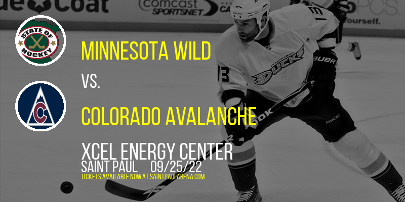 NHL Preseason: Minnesota Wild vs. Colorado Avalanche at Xcel Energy Center