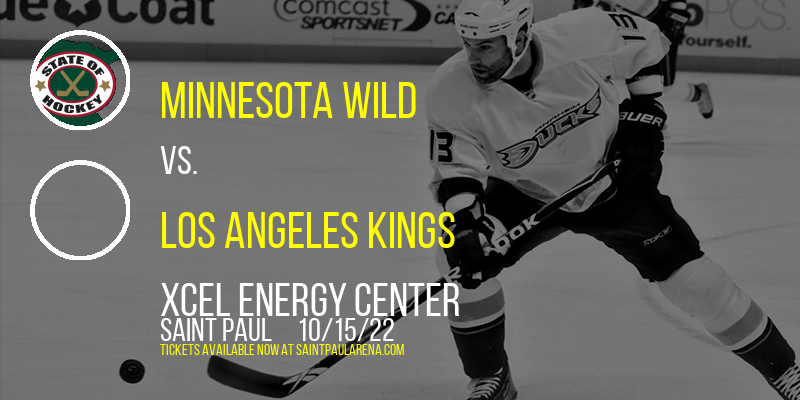 Minnesota Wild vs. Los Angeles Kings at Xcel Energy Center tickets Minnesota Wild vs. Los Angeles Kings at Xcel Energy Center