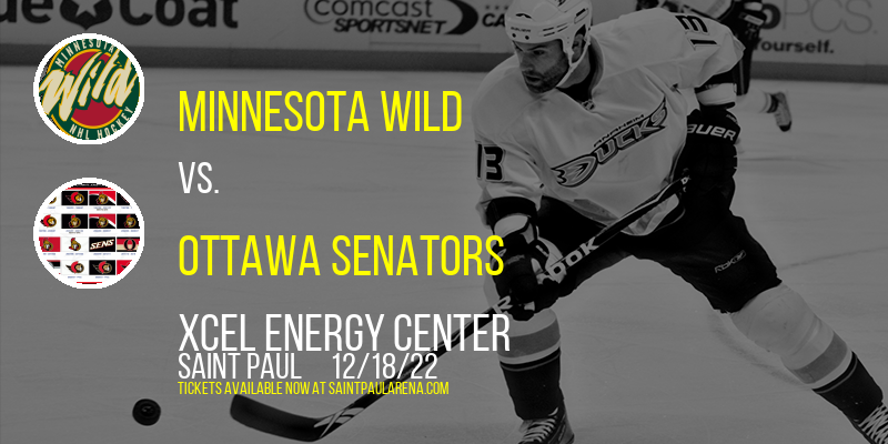 Minnesota Wild vs. Ottawa Senators at Xcel Energy Center tickets Minnesota Wild vs. Ottawa Senators at Xcel Energy Center