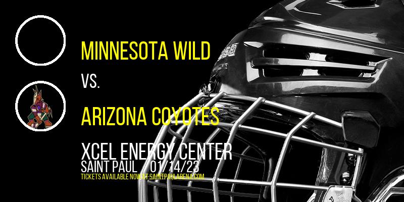 Minnesota Wild vs. Arizona Coyotes at Xcel Energy Center tickets Minnesota Wild vs. Arizona Coyotes at Xcel Energy Center