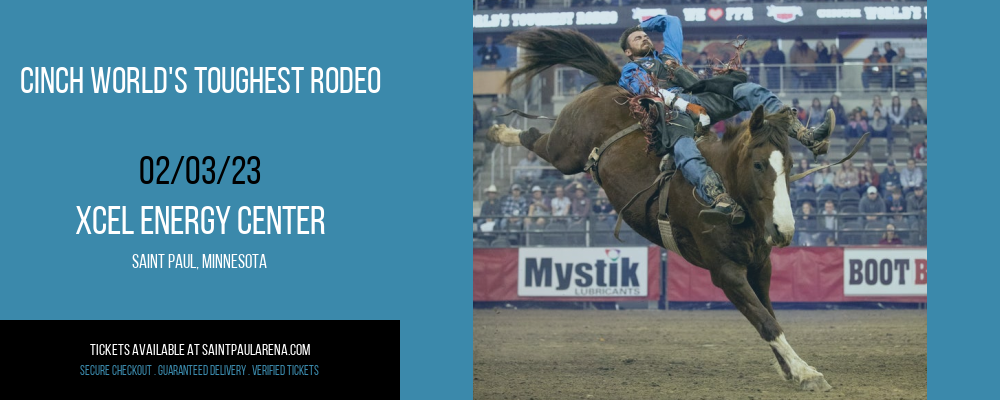 CINCH World's Toughest Rodeo at Xcel Energy Center tickets CINCH World's Toughest Rodeo at Xcel Energy Center