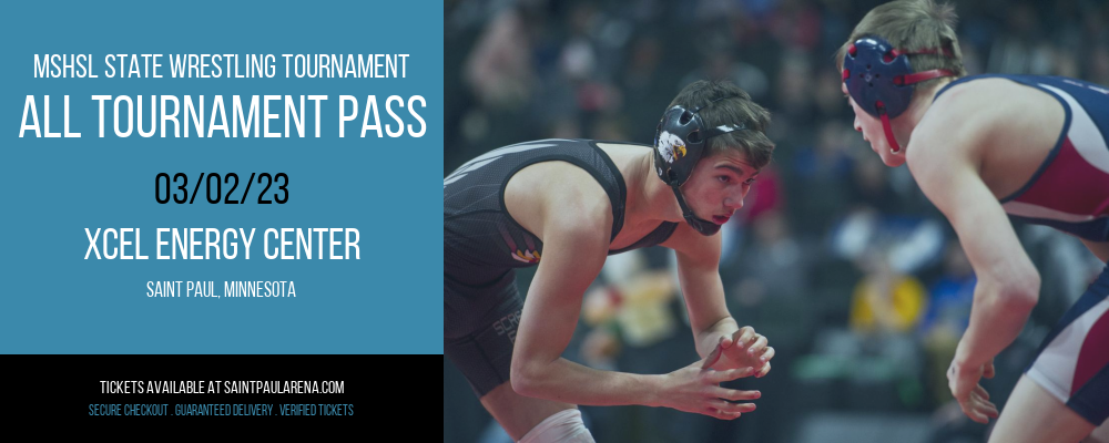 MSHSL State Wrestling Tournament - All Tournament Pass at Xcel Energy Center