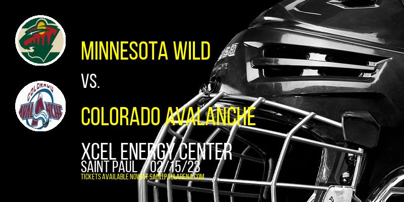 Minnesota Wild vs. Colorado Avalanche at Xcel Energy Center tickets Minnesota Wild vs. Colorado Avalanche at Xcel Energy Center