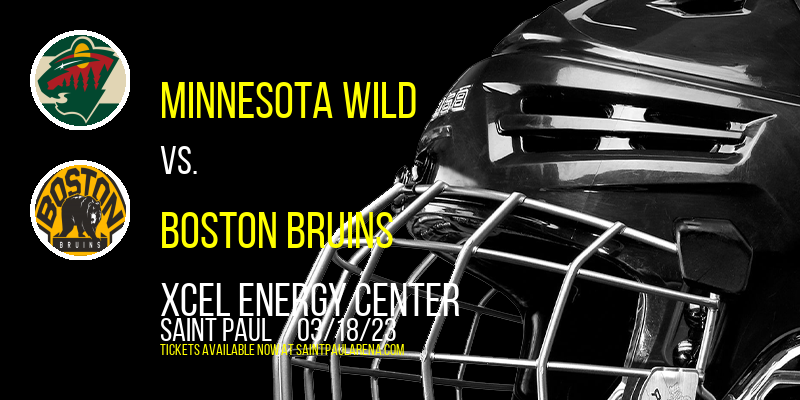 Minnesota Wild vs. Boston Bruins at Xcel Energy Center