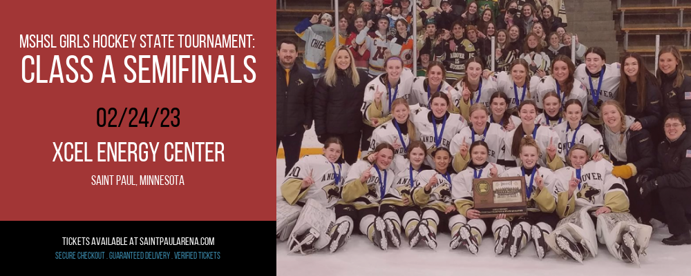 MSHSL Girls Hockey State Tournament: Class A Semifinals at Xcel Energy Center