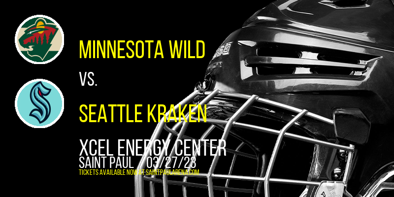 Minnesota Wild vs. Seattle Kraken at Xcel Energy Center