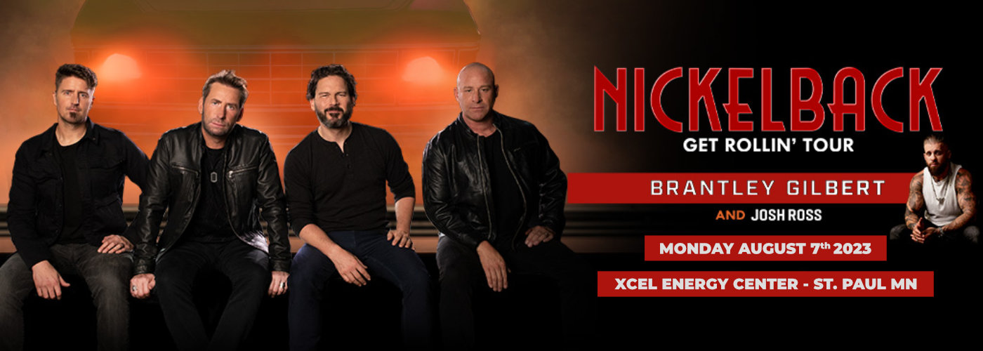Nickelback, Brantley Gilbert & Josh Ross at Xcel Energy Center tickets Nickelback, Brantley Gilbert & Josh Ross at Xcel Energy Center
