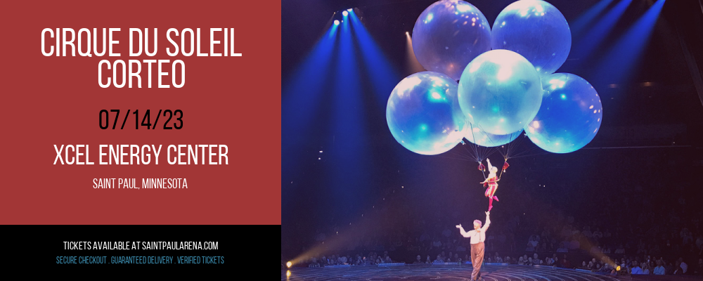 Cirque du Soleil - Corteo at Xcel Energy Center tickets Cirque du Soleil - Corteo at Xcel Energy Center