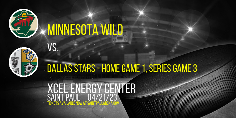 NHL Western Conference First Round: Minnesota Wild vs. TBD at Xcel Energy Center