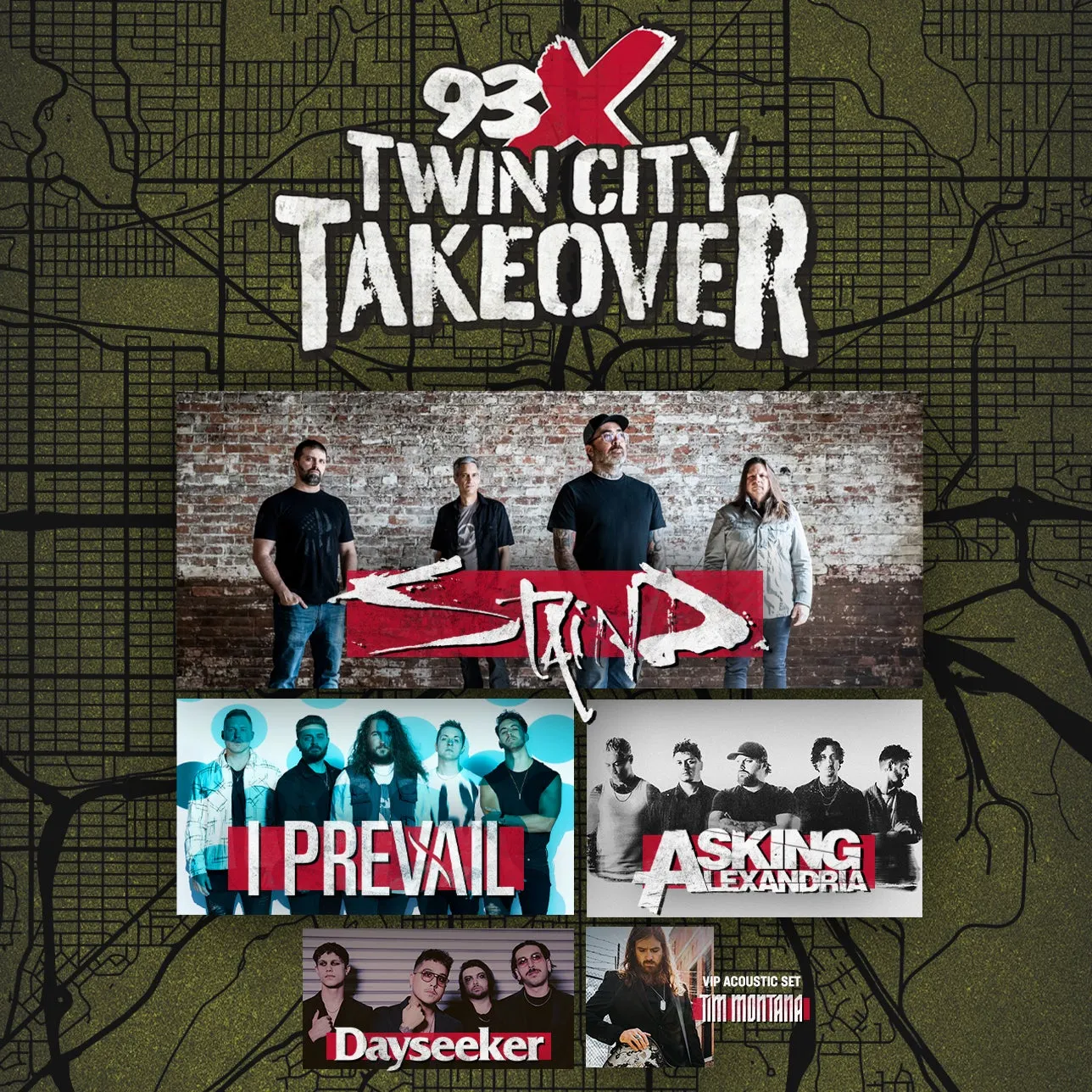 Twin City Takeover: Staind, I Prevail & Asking Alexandria
